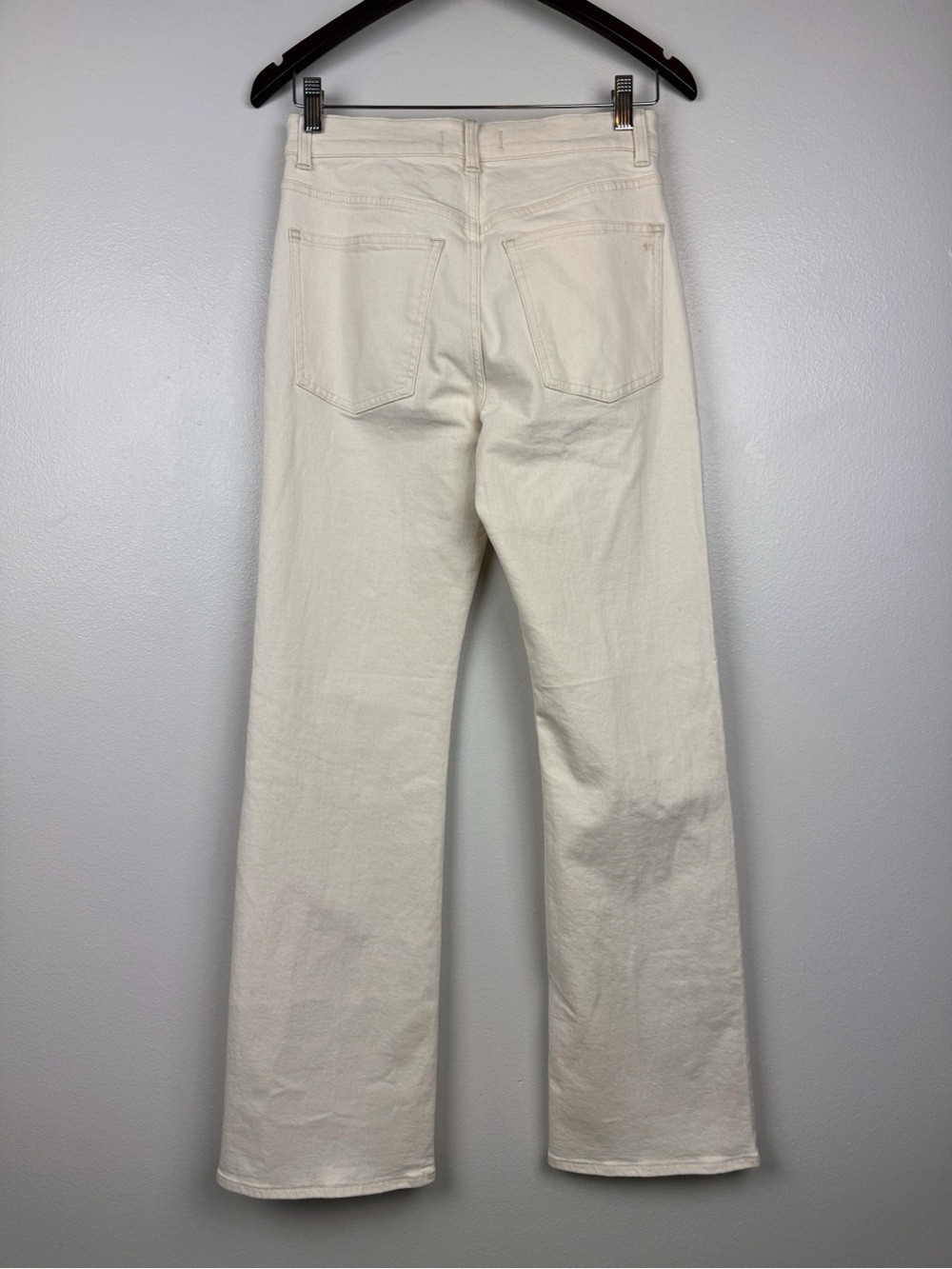 Madewell Relaxed Bootcut High Rise Comfort Stretch Jeans Cream Size 26 NWT - Picture 5 of 9